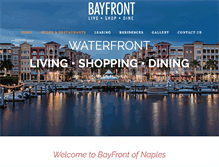 Tablet Screenshot of bayfrontnaples.com